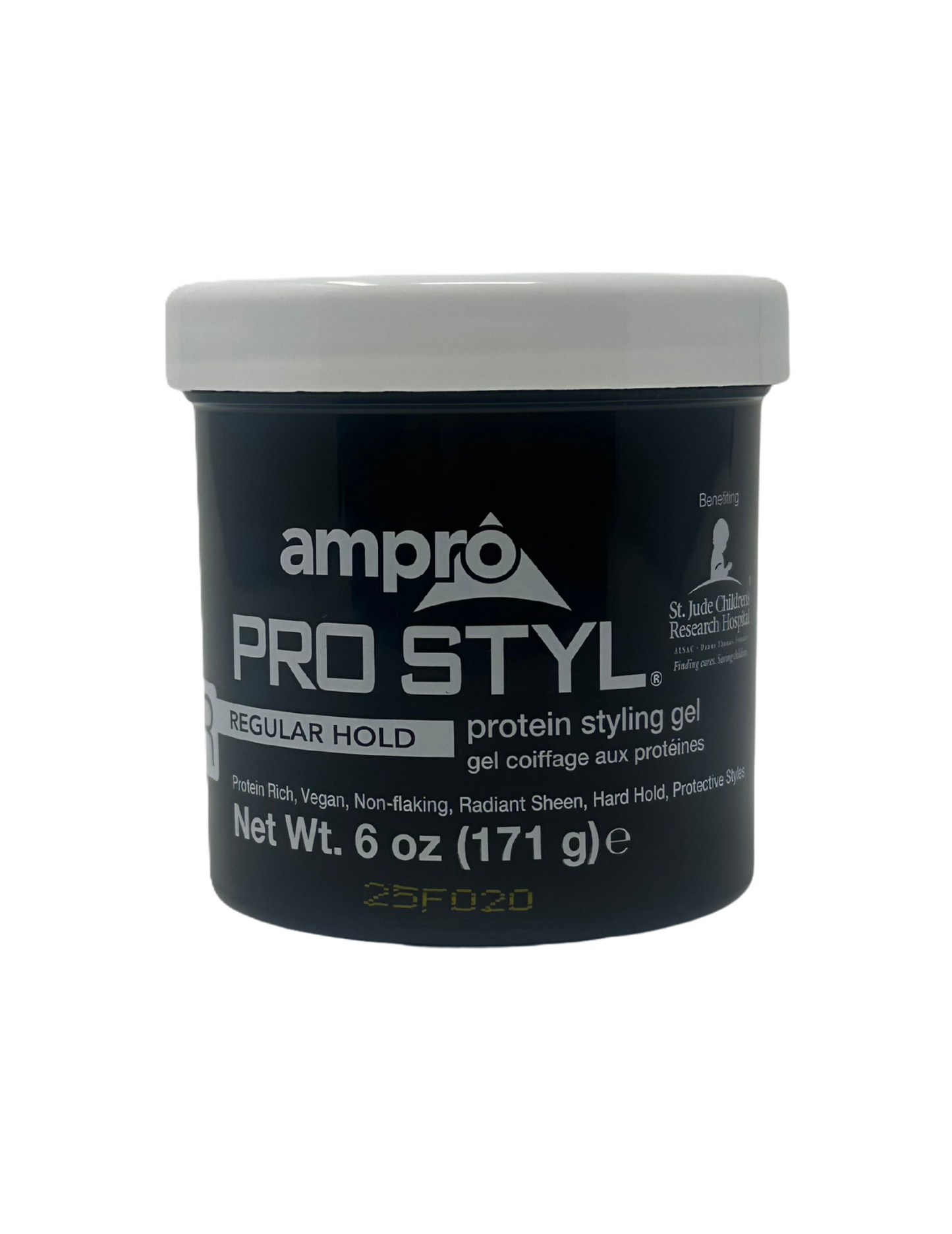 White Ampro Pro Styl 6oz Gel