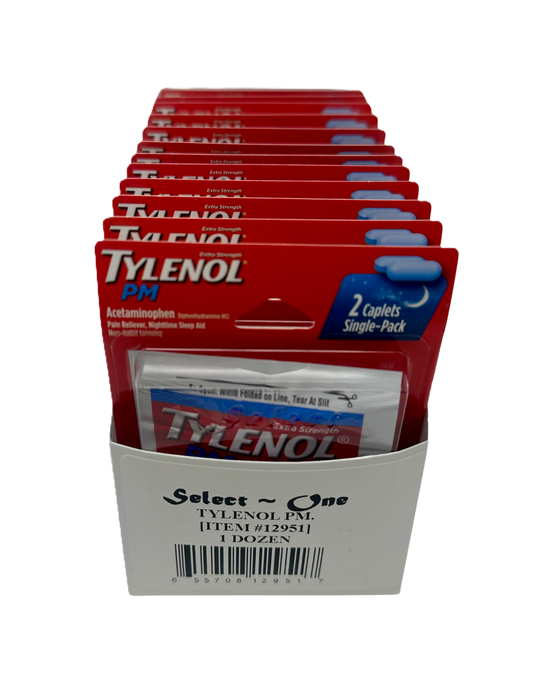 Tylenol PM Single Blister Back