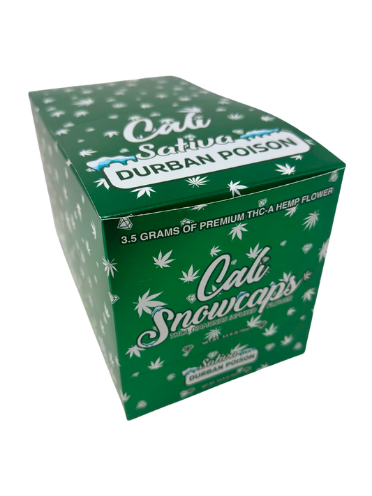 Cali SnowCaps Durban Poison THC-A Hemp Flower 3.5gram