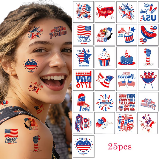 250th USA Mini Tattoos