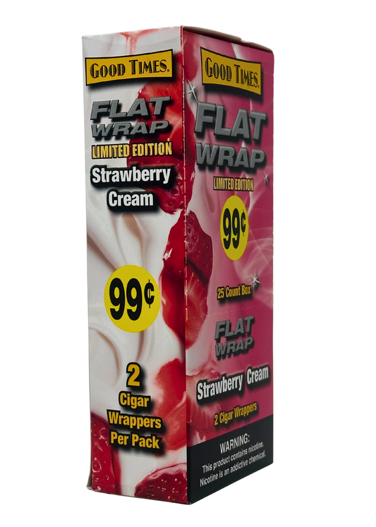 GT Strawberry Cream 2/.99 Flat Wrap