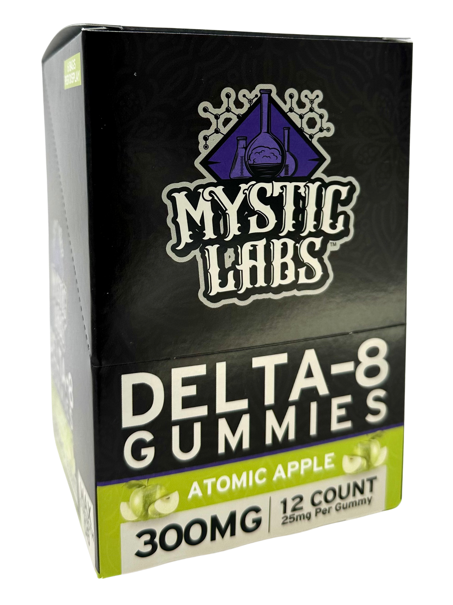 M.L. 300mg 12pk Atomic Apple D8 Gummies