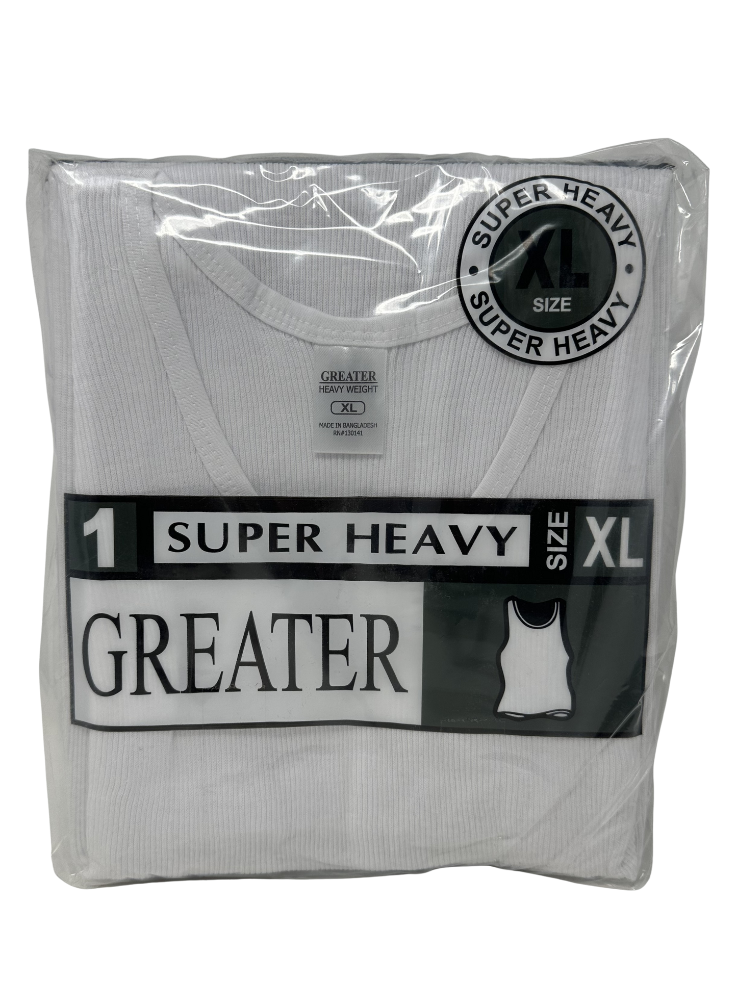 XL White A-Shirt