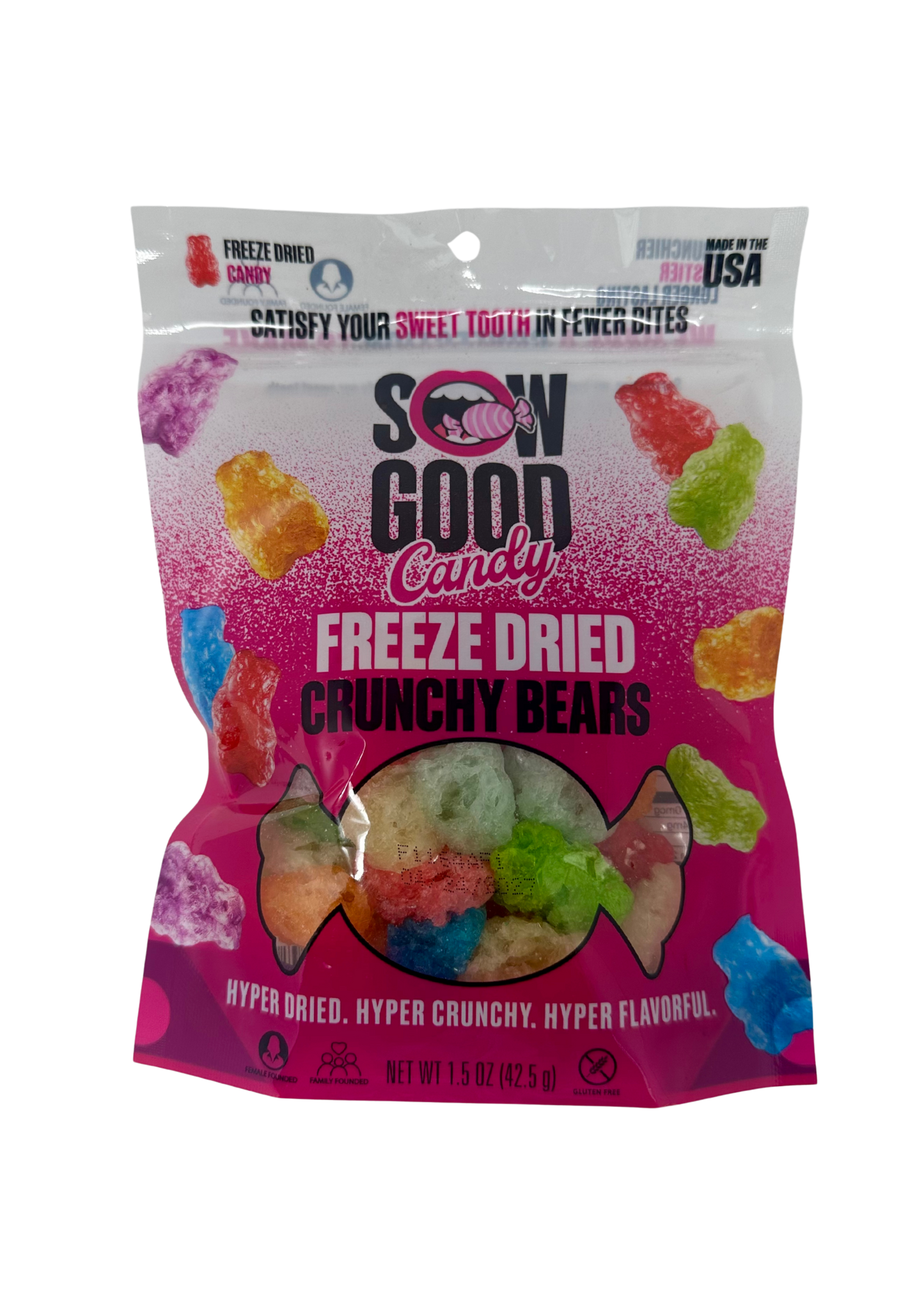 Crunchy Bears Freeze Dried Candy 1.5oz