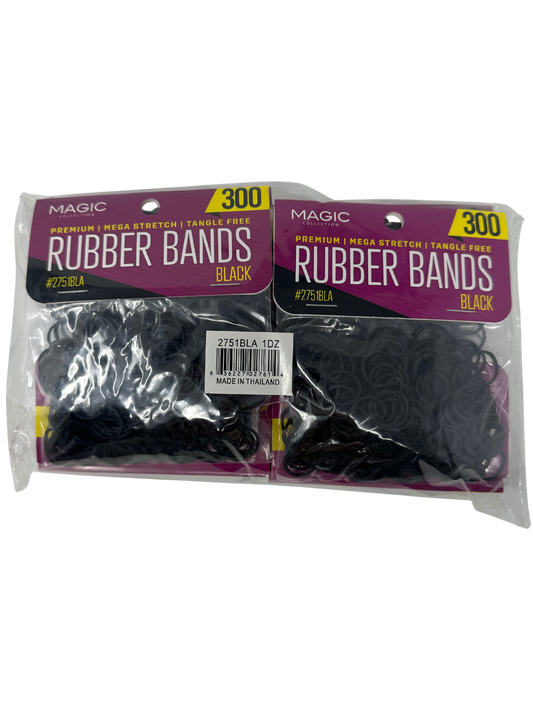 Black Rubber Bands