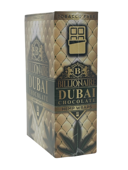Billionaire Dubai Chocolate Hemp Wrap 2pk