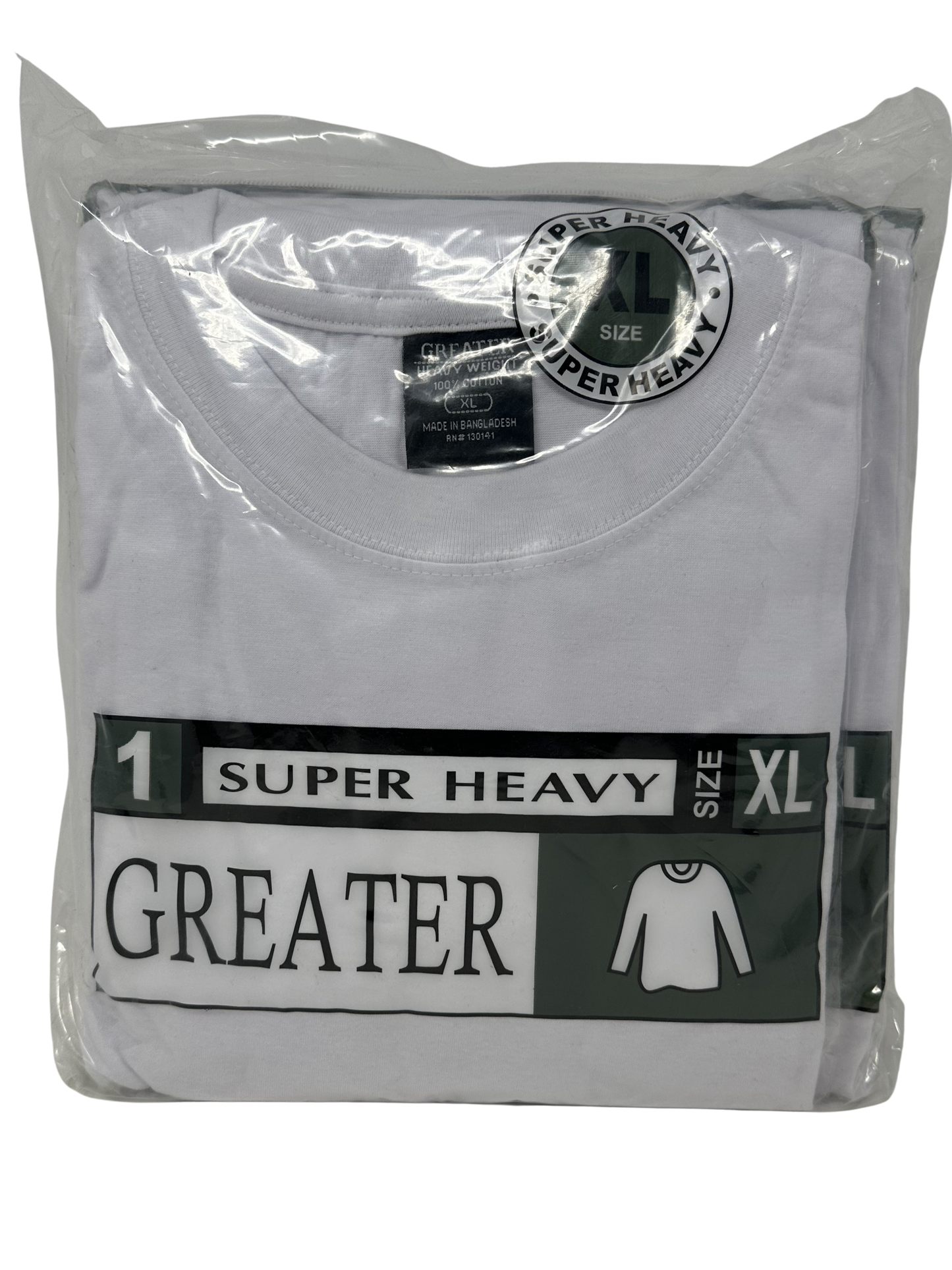 XL White Long Sleeve
