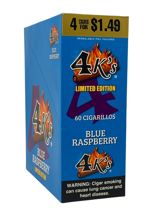 GT 4K Blue Raspberry Cigarillos 4/1.49 Box