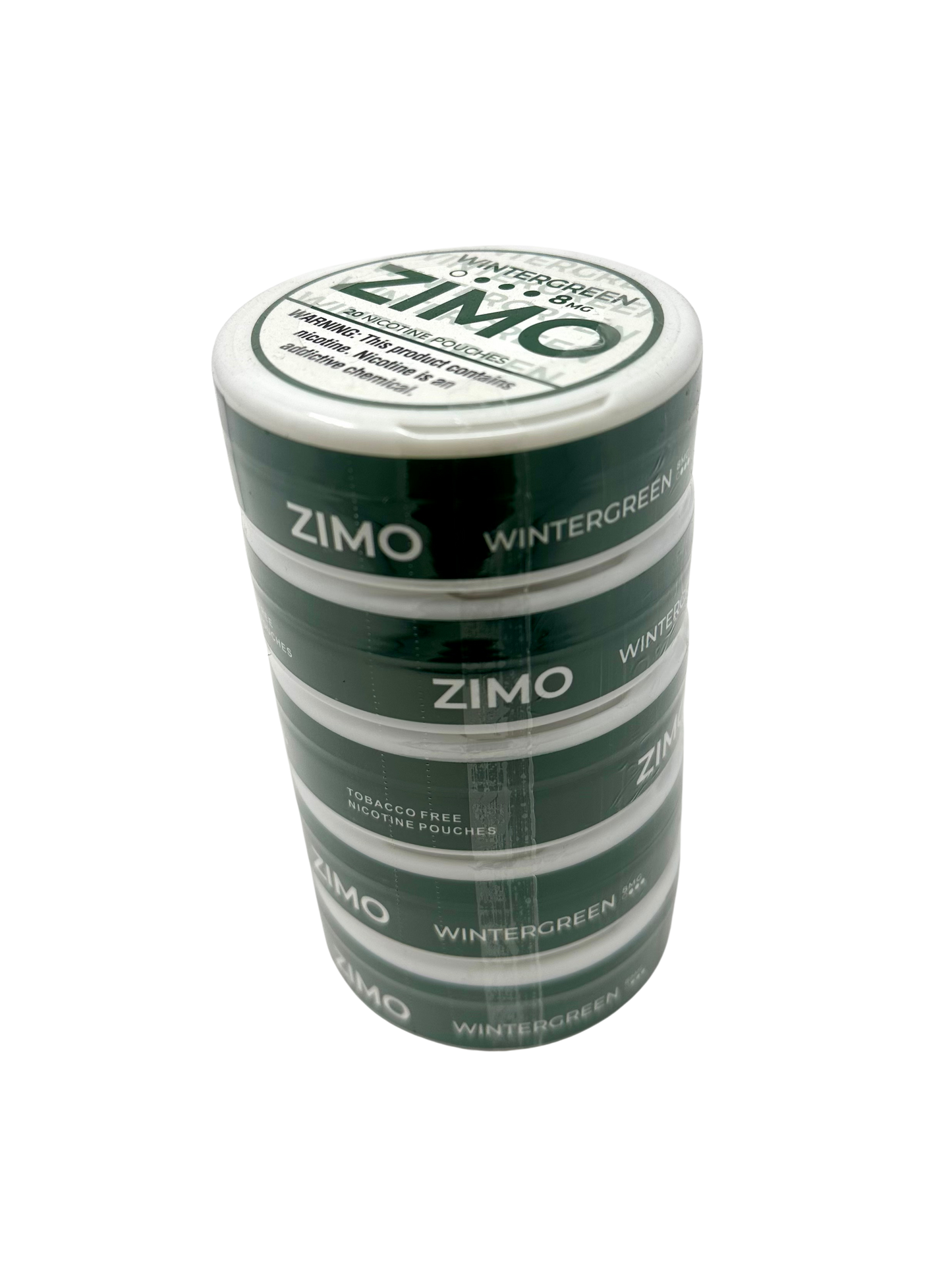 ZIMO Nicotine Pouches 8mg Wintergreen