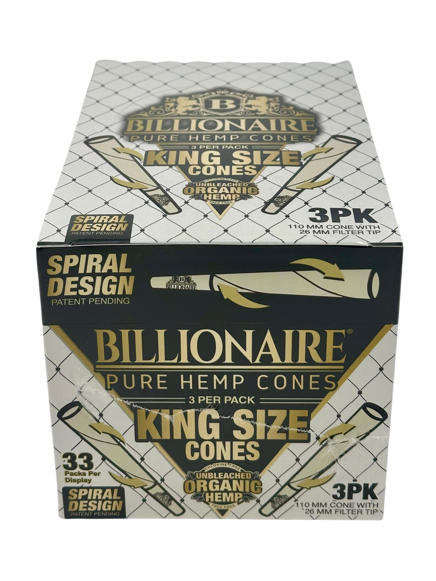 Billionaire Hemp Cones 1 1/4 6pk
