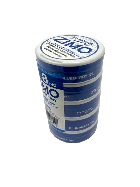 ZIMO Nicotine Pouches 8mg Blueberry