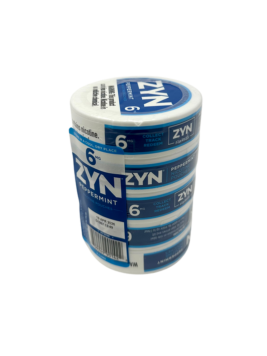 ZYN Nicotine Pouches 6mg Peppermint