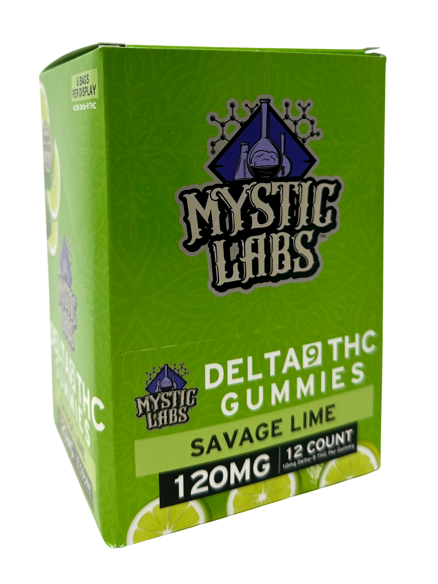 M.L. 120mg 12pk Savage Lime D9 Gummies