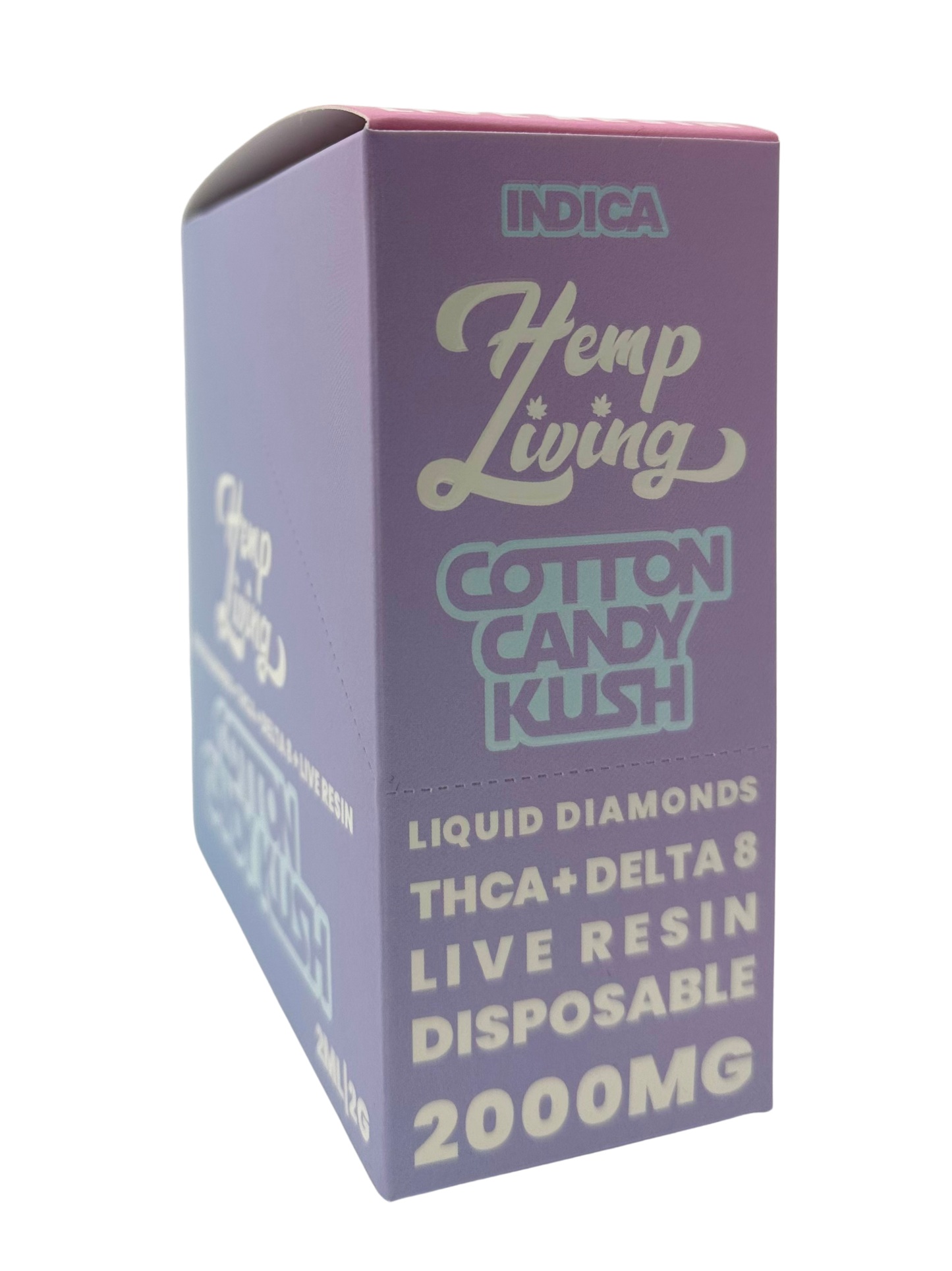 Hemp Living 2g D8 Disp Cotton Candy Kush (Ind)
