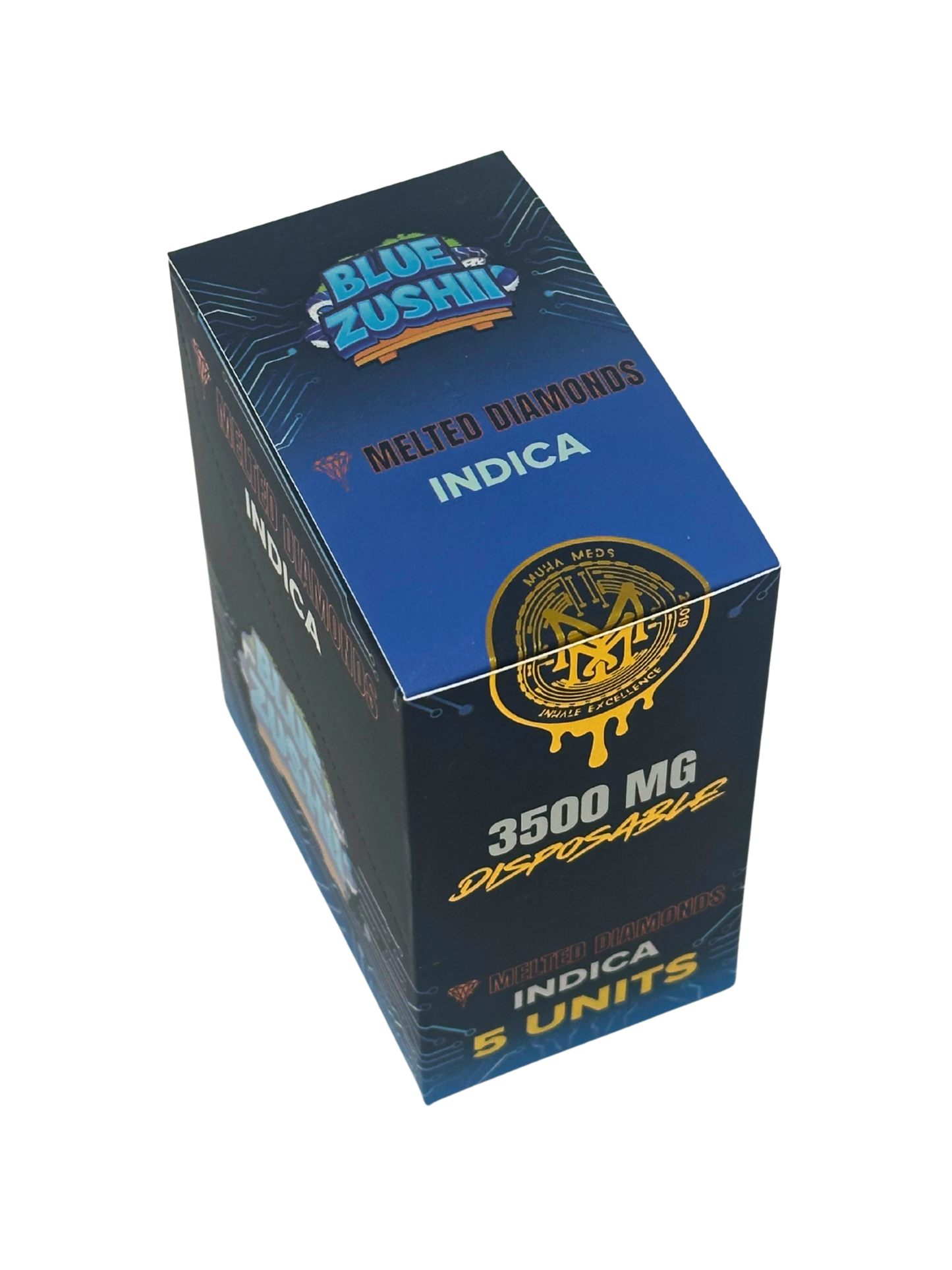 Muha Meds 3.5g THCa Disp Blue Zushi (Ind)