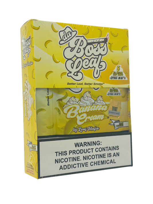 da Boss Leaf Banana Cream 7pk Wraps