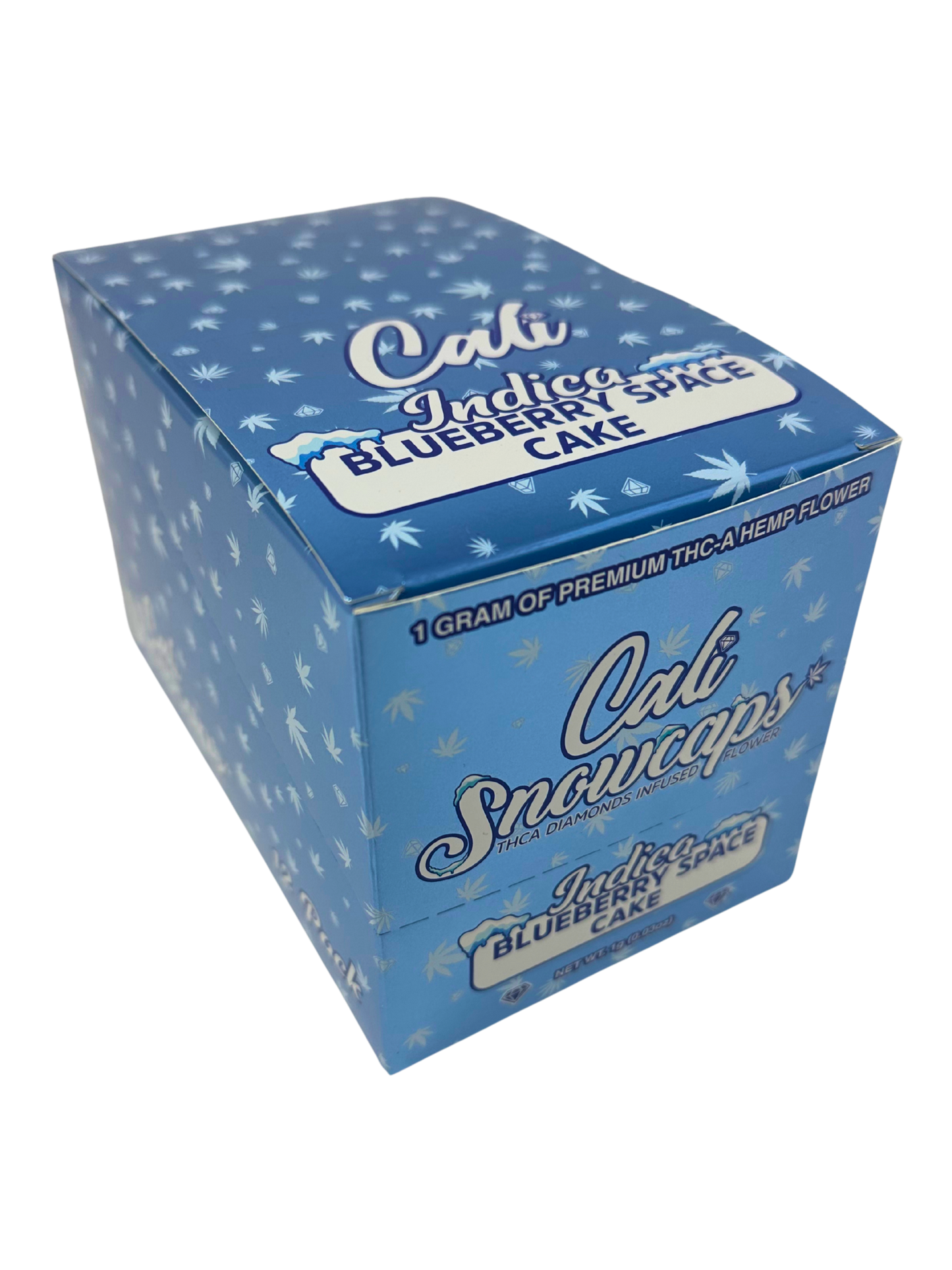 Cali SnowCaps Blueberry Space Cake THC-A Hemp Flower 1gram