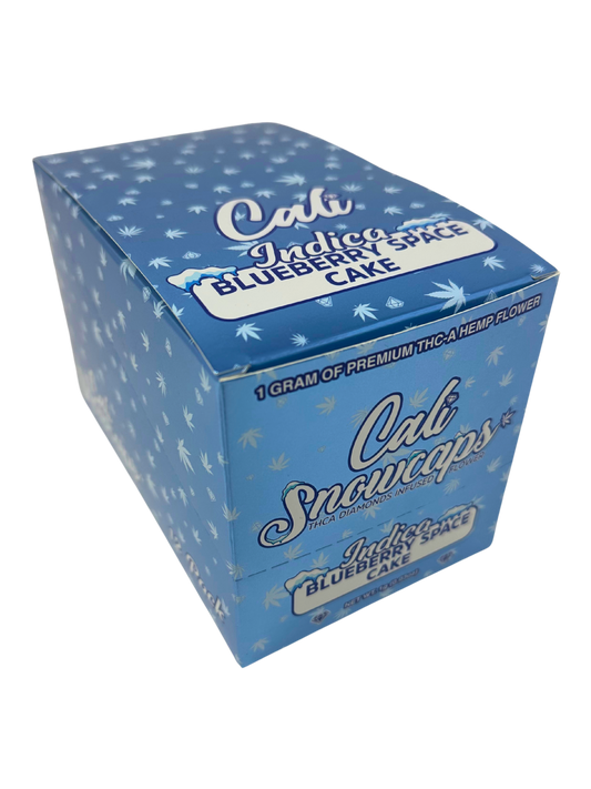 Cali SnowCaps Blueberry Space Cake THC-A Hemp Flower 1gram