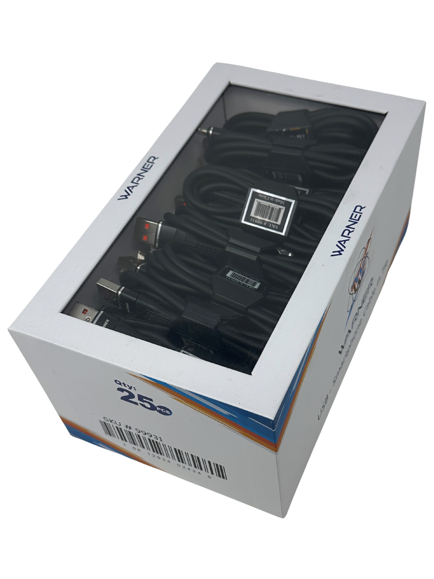 Warner iPhone Cable w/ Tie
