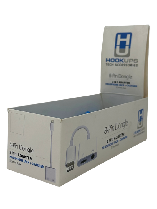 H.U. 8-Pin Dongle 2-in-1 Adapter