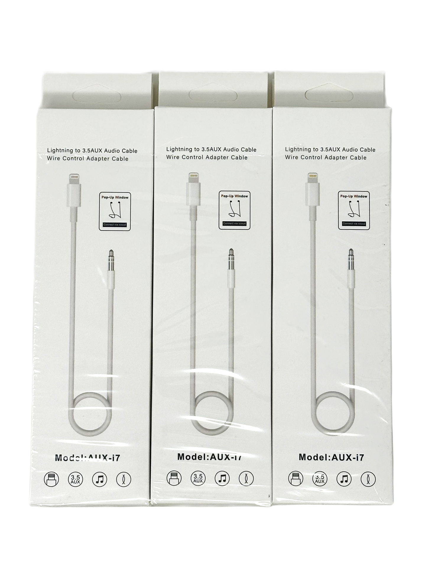AUX Cable 8 Pin to 3.5mm Headphone Jack