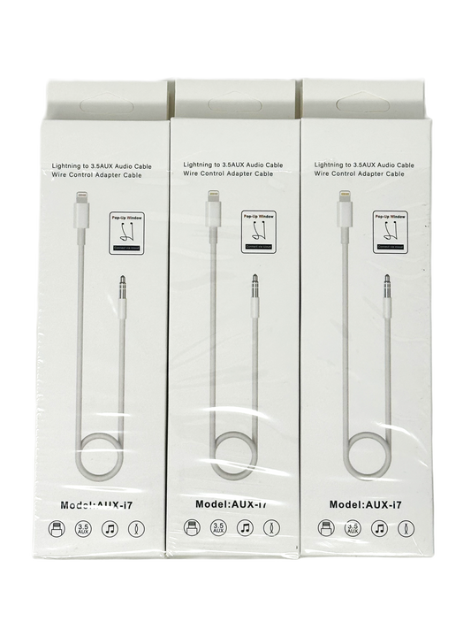 AUX Cable 8 Pin to 3.5mm Headphone Jack