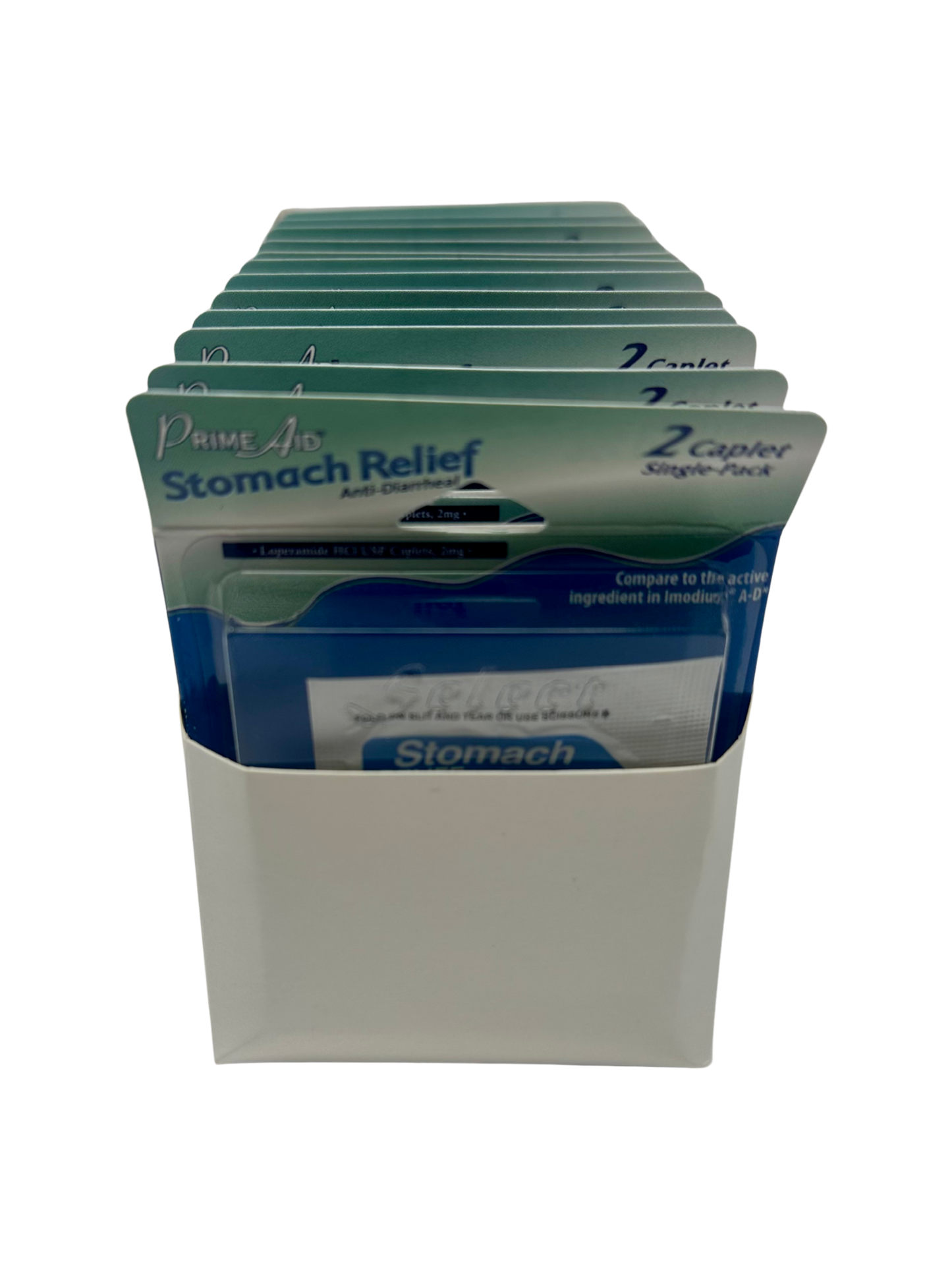 Prime Aid Stomach Relief Single Blister Back