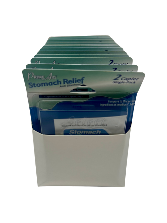 Prime Aid Stomach Relief Single Blister Back