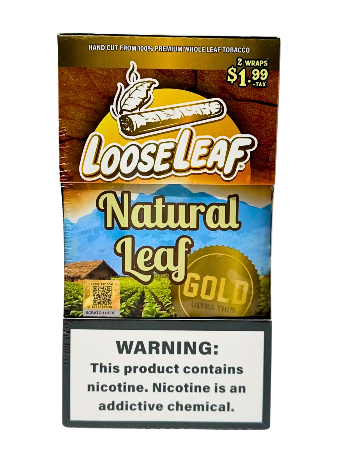 LooseLeaf 2-Pack Wraps Gold Natural