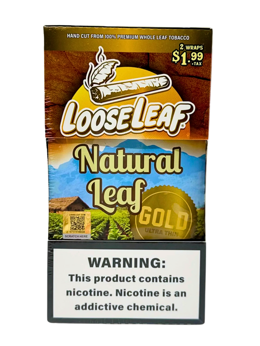 LooseLeaf 2-Pack Wraps Gold Natural