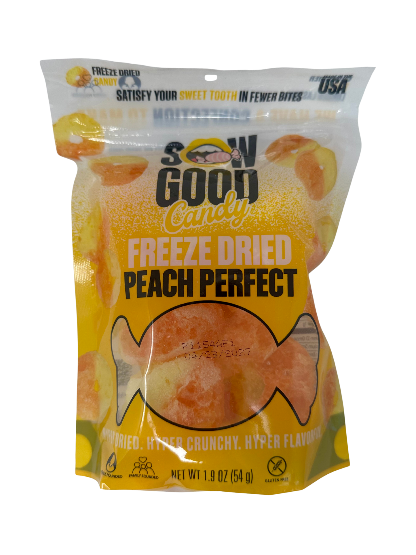 Peach Perfect Freeze Dried Candy 1.9oz