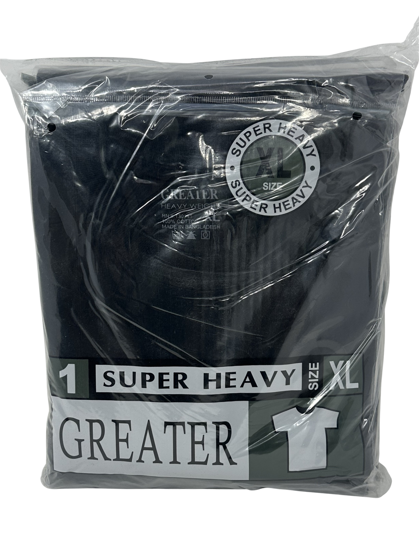 XL Black R-Neck Shirt