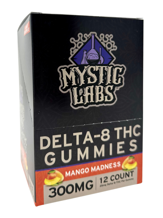 M.L. 300mg 12pk Mango D8 Gummies