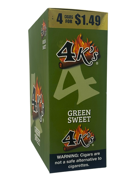 GT 4K Green Sweet Cigarillos 4/1.49 Box