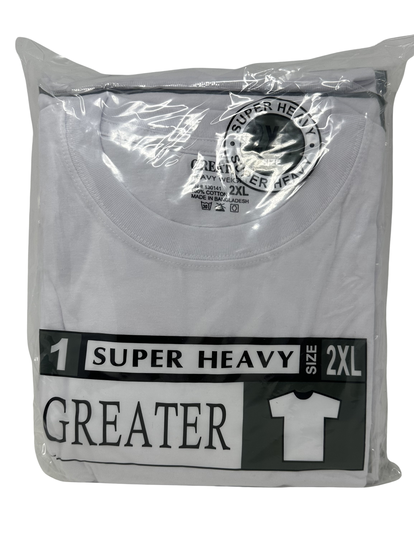 2X White R-Neck Shirt
