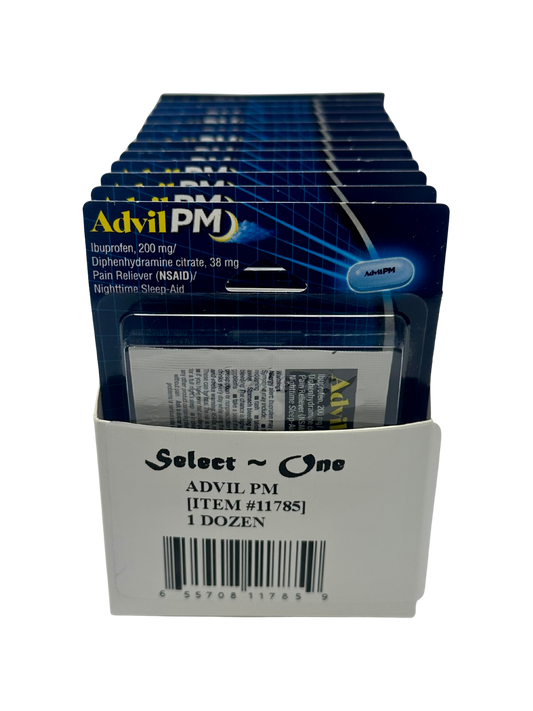 Advil PM Single Blister Back