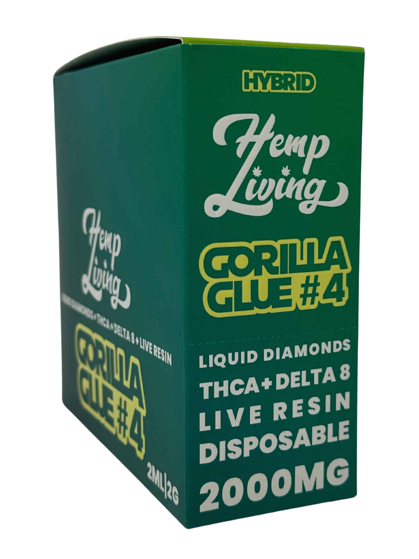 Hemp Living 2g D8 Disp Gorilla Glue (Sat)