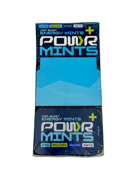 Power (Caffeinated) Mints (12tins/disp)