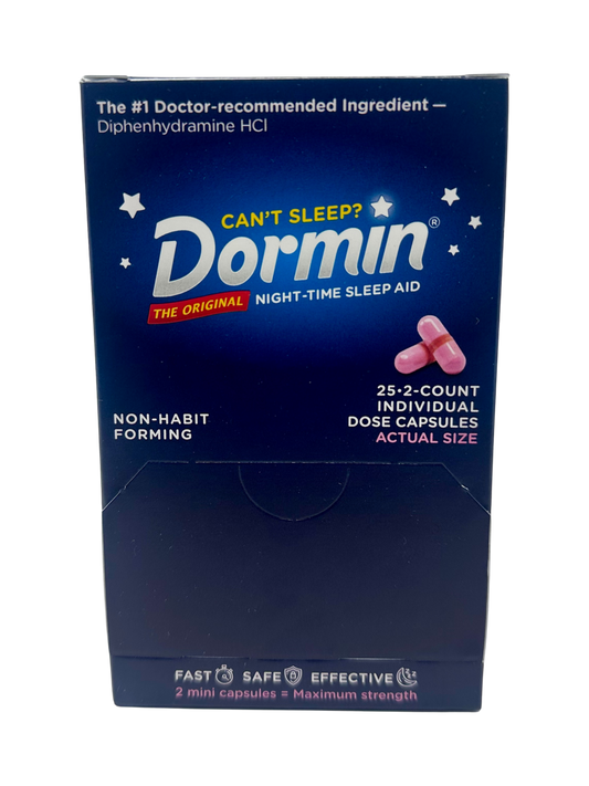 Dormin Sleep Aid Capsules Display