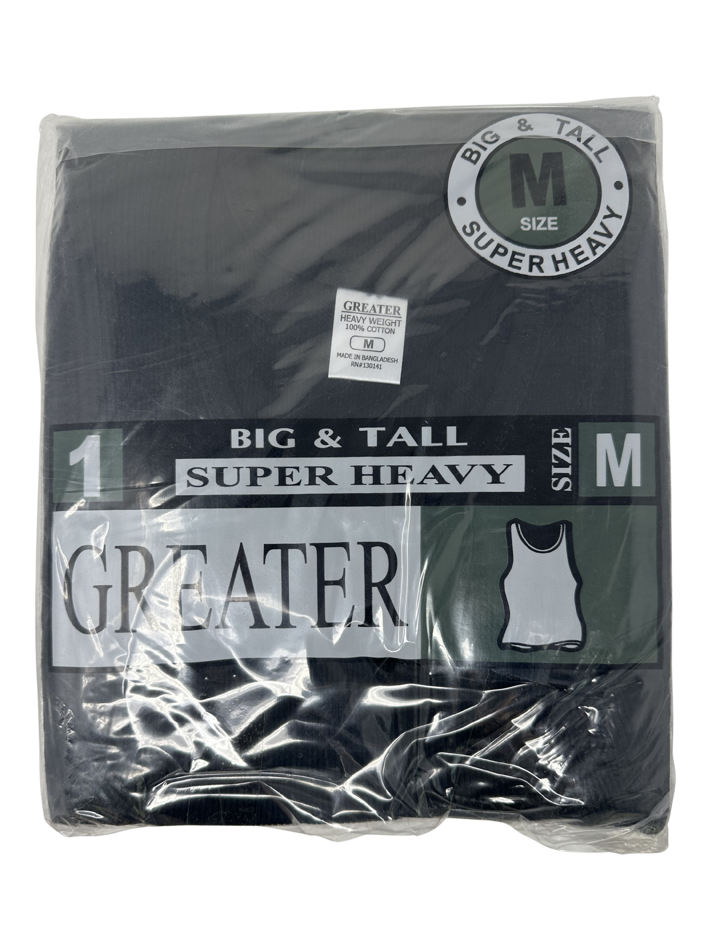 Med Black A-Shirt