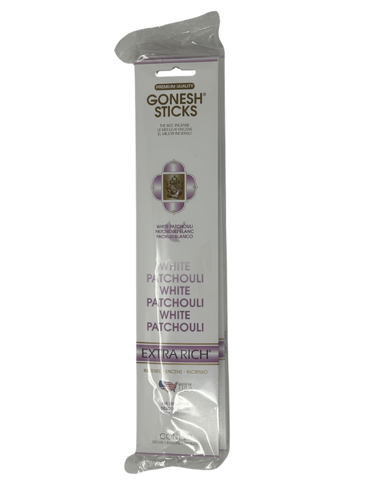 White Patchouli Gonesh Sticks