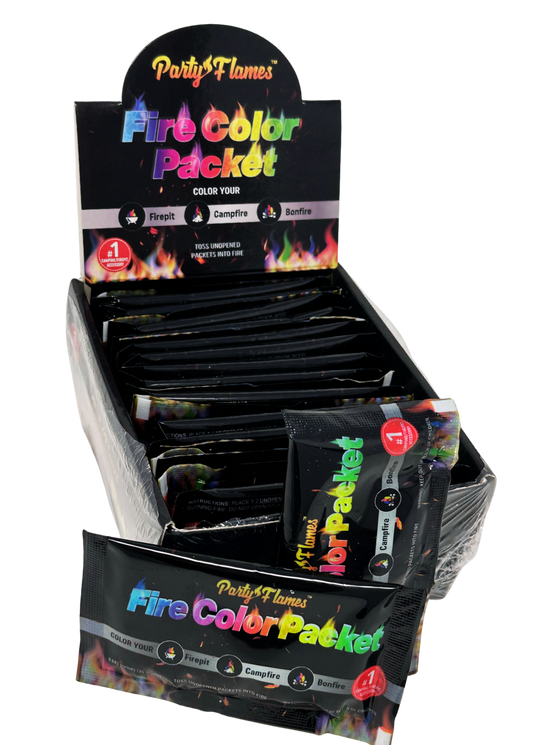 Party Flames Fire Color Packets 25ct