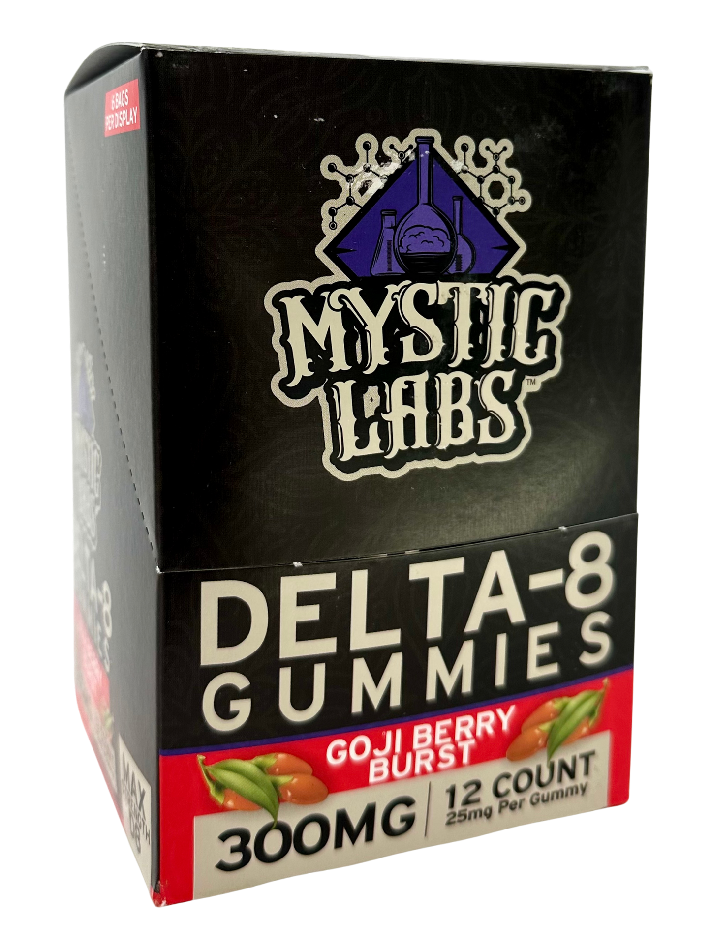 M.L. 300mg 12pk Goji Berry D8 Gummies