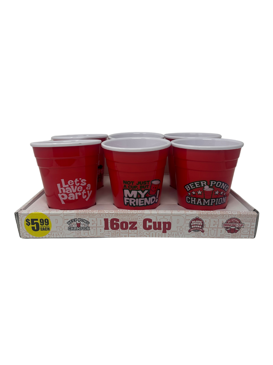 RCS 16oz Plastic Cup w/out Lid