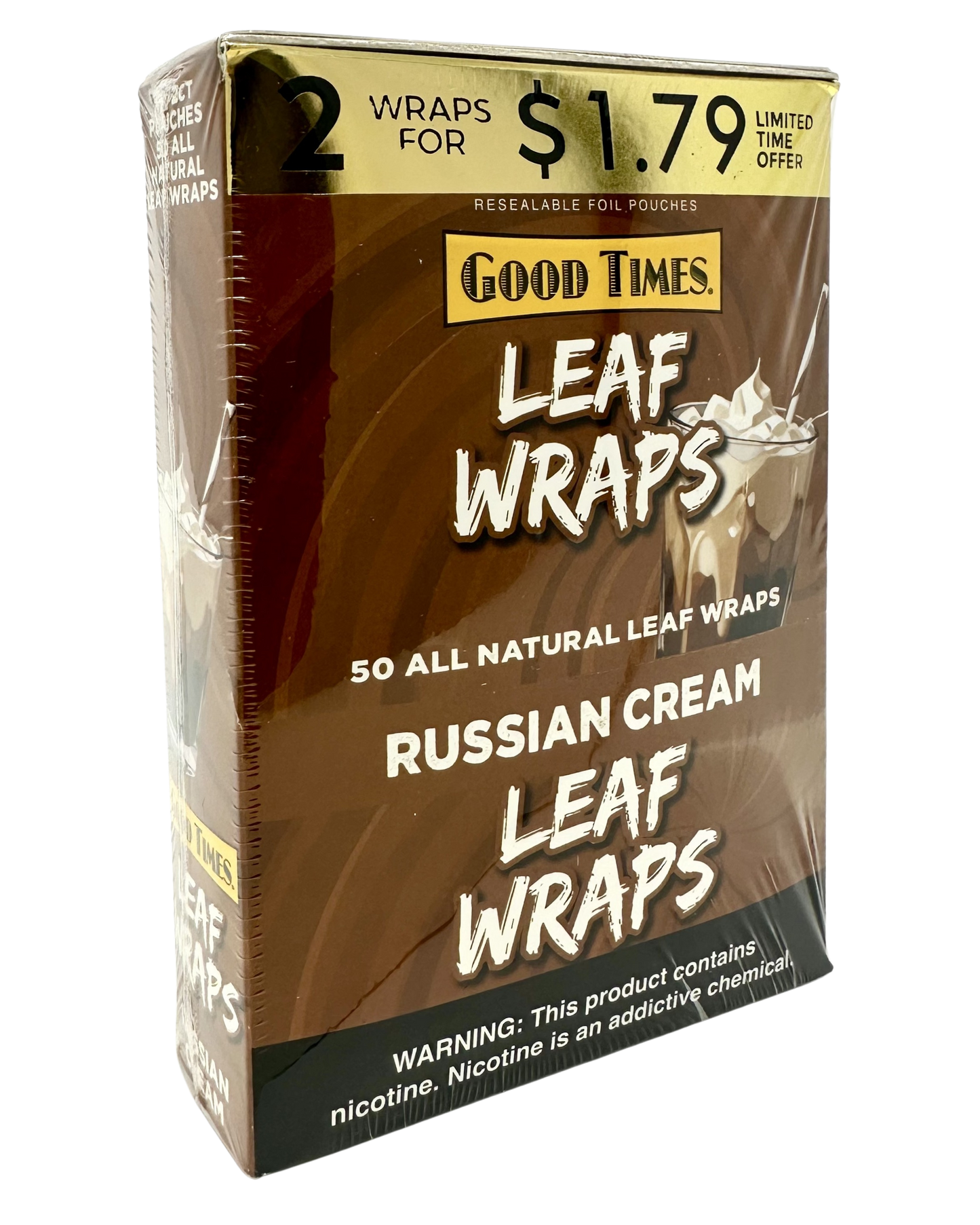 GT Leaf Wraps Russian Cream 2/1.79 Wrap