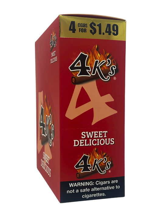 GT 4K Sweet Delicious Cigarillos 4/1.49 Box