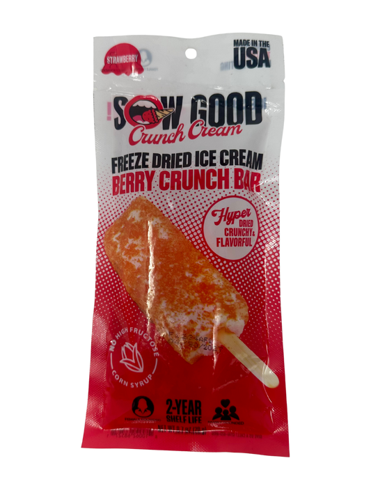 Sow Good Berry Crunch Bar Freeze Dried Ice Cream .7oz