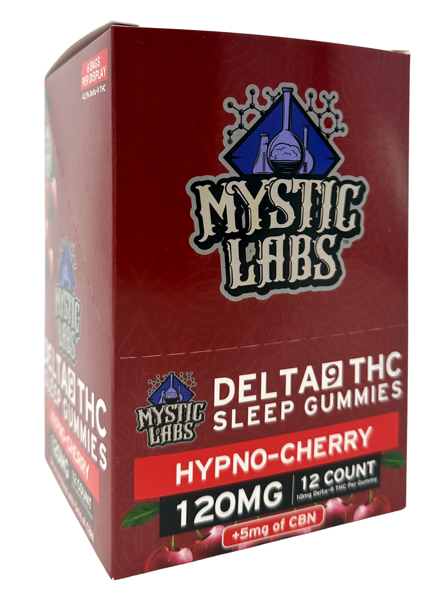 M.L. 120mg 12pk Hypno Cherry D9 Sleep Gummies