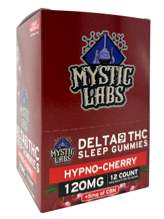 M.L. 120mg 12pk Hypno Cherry D9 Sleep Gummies