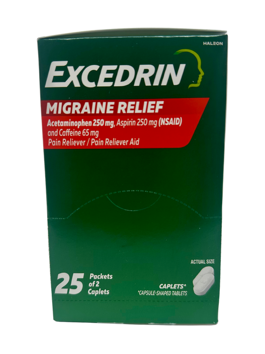 Excedrin Migraine 25Ct Dispenser